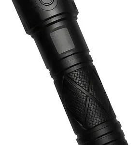 Lanterna Led Recarregavel 1200lm Extra Forte Atopy Branco Preto